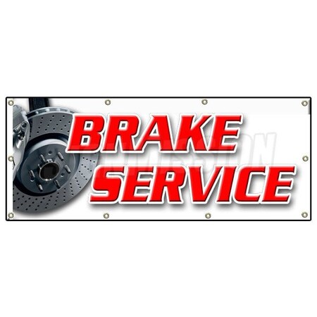 Signmission BRAKE SERVICE BANNER SIGN car auto repair shocks mechanic automobile B-96 Brake Service
